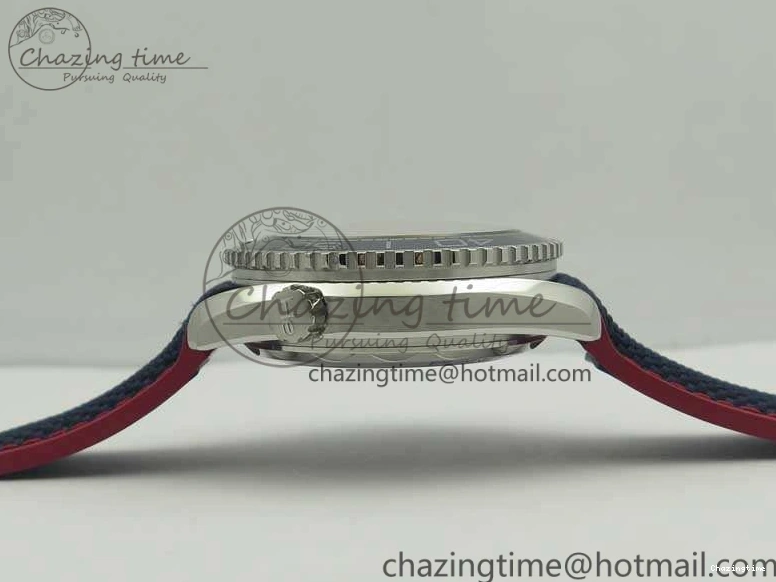 0125 Planet Ocean “Pyeongchang 2018” 43.5mm SS OMF 1:1 Best Edition Blue Dial On Nylon Strap A Soft 8082